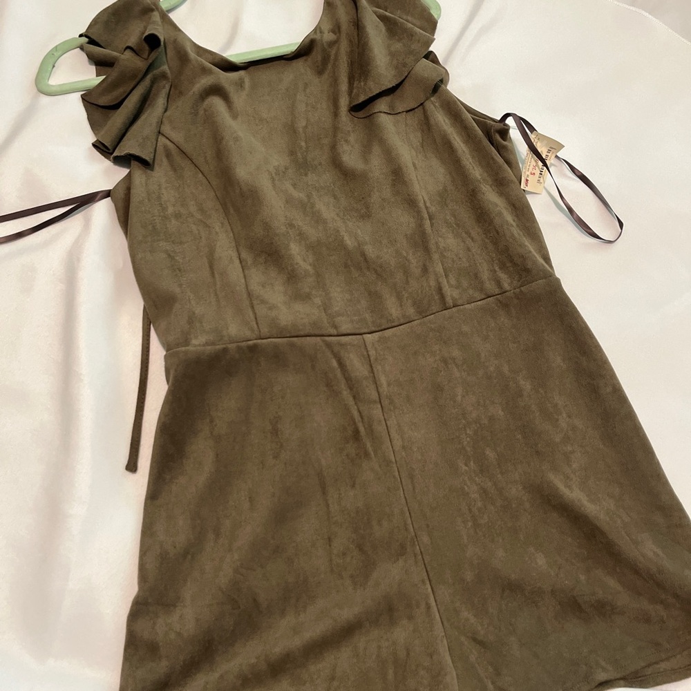 Charming Olive Green Women’s Dress
